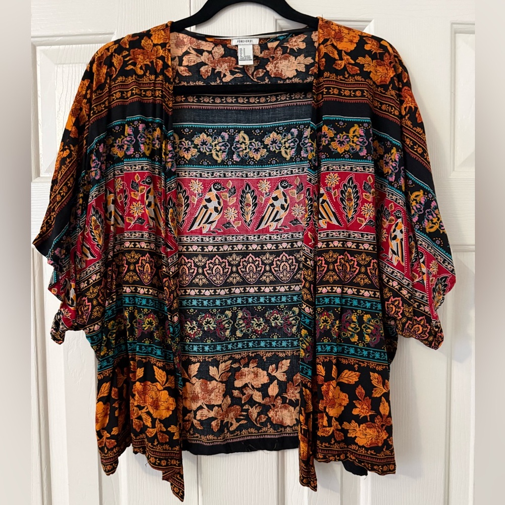 Forever21 Bohemian Kimono Cardigan